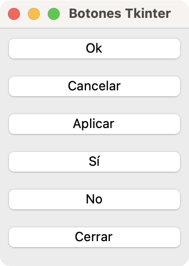 Botones en Tkinter